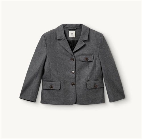 THE GARMENT MITCH FITTED JACKET GREY MELANGE